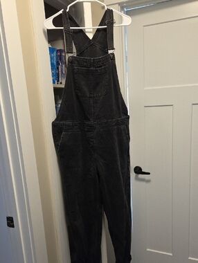 ASOS Black Denim Overalls Romper